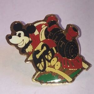 Independent Order of Odd Fellows Daughters of Rebekah Mickey Mouse Train Pin